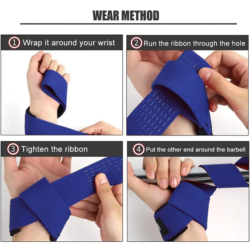 Silicone Wrist Wraps Deadlifts Crossfit